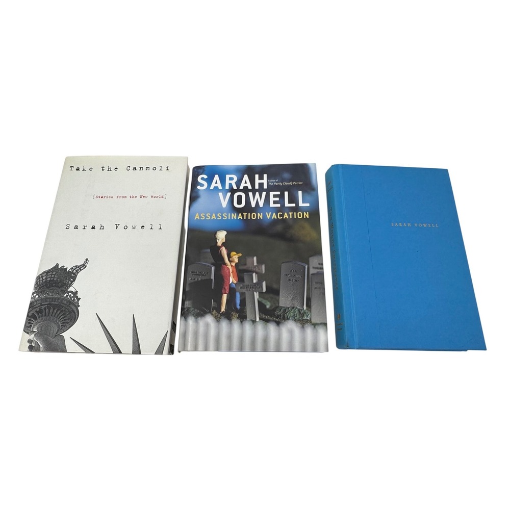 Sarah Vowell 3 Book Lot Take the Cannoli Assassination Vacation Wordy Shipmates